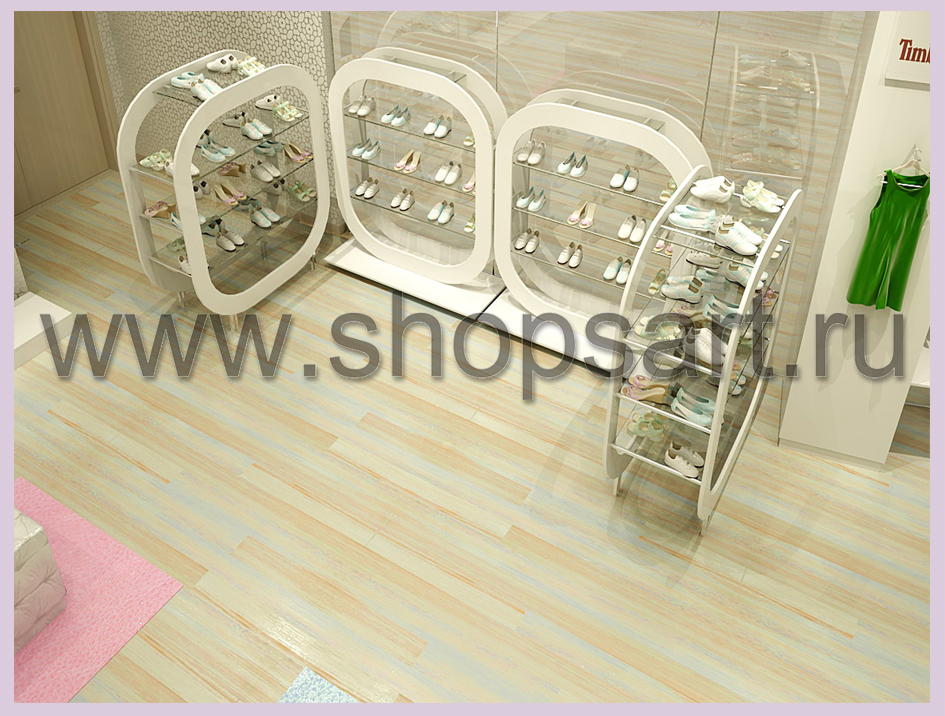 3D визуализация дизайн-проекта детского магазина “ВИННИ” в ТЦ “ЮНИМОЛЛ”