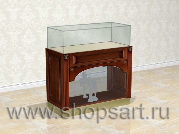 Прилавок ювелирный, классический.