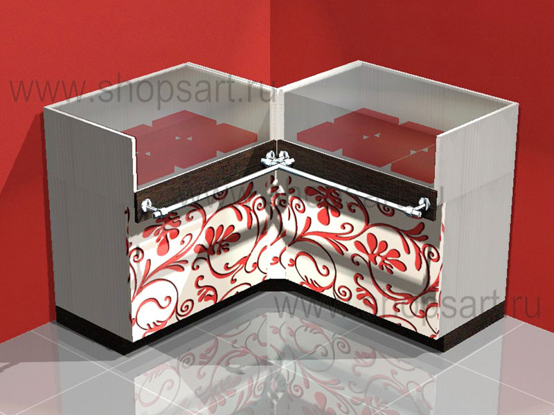 Прилавки для выкладки ювелирных изделий (внутренний угол)