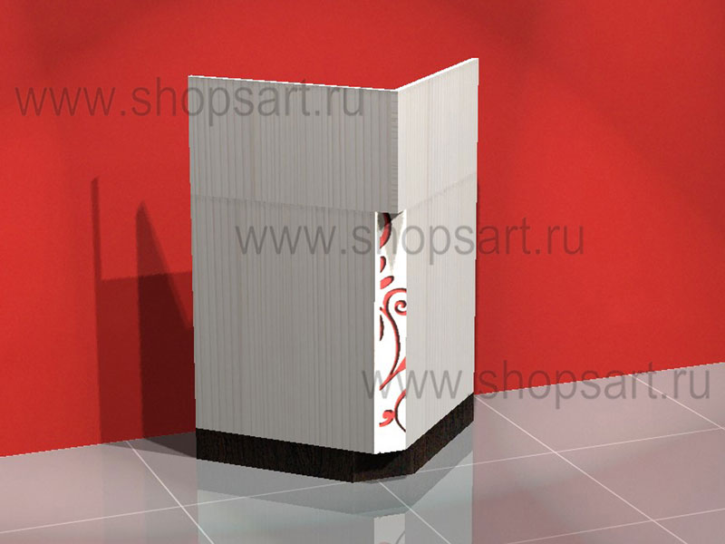 Прилавок угловой (внутренний угол)
