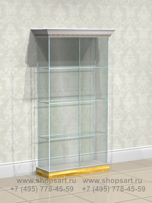Витрина стеклянная Элит Голд