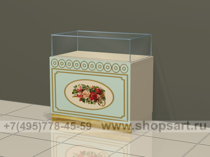 Прилавок торговый ювелирный Винтаж