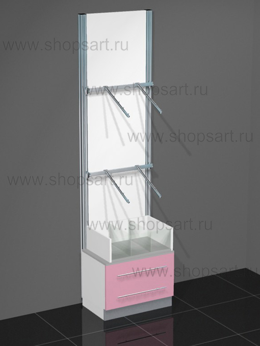 Стеллаж для колготок и нижнего белья 2450х670х600 мм.