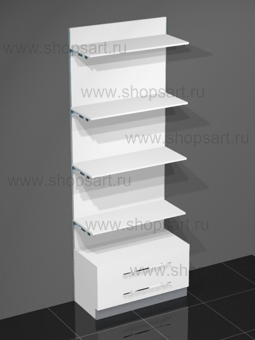 Стеллаж для парфюмерии 2400х900х500мм.