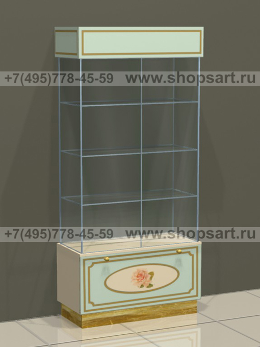 Витрина выдвижной ящик Винтаж