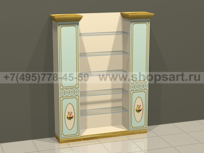 Стеллаж пристенный Винтаж