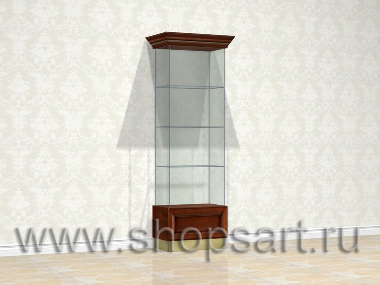 Витрина ювелирная, стеклянная.