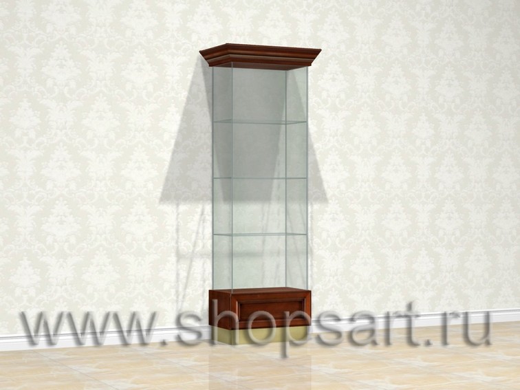 Витрина ювелирная, стеклянная.