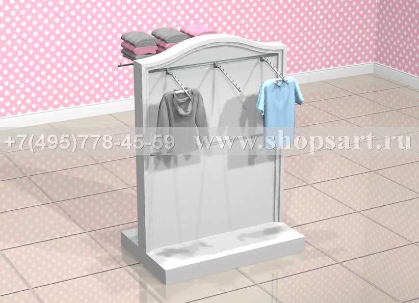 Стойка островная двухсторонняя с подиумом Монализа