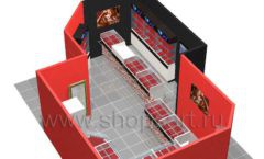 Дизайн интерьера ювелирного магазина Сапфир коллекция КОРАЛЛ Дизайн 13