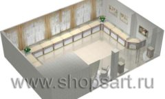 Дизайн интерьера ювелирного магазина Обручальное кольцо коллекция ЭЛИТ ГОЛД Дизайн 5