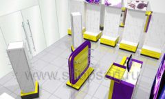 Торговое оборудование БИЖУЛЕНД магазина бижутерии Дизайн 11