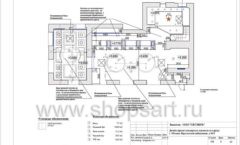Дизайн проект ювелирного магазина Октябрь Москва Фрунзенская набережная торговое оборудование КОРИЧНЕВАЯ КЛАССИКА Лист 08