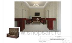 Дизайн проект ювелирного магазина Октябрь Москва Фрунзенская набережная торговое оборудование КОРИЧНЕВАЯ КЛАССИКА Лист 50