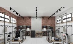 Дизайн интерьера магазина одежды коллекция ЛОФТ Дизайн 01