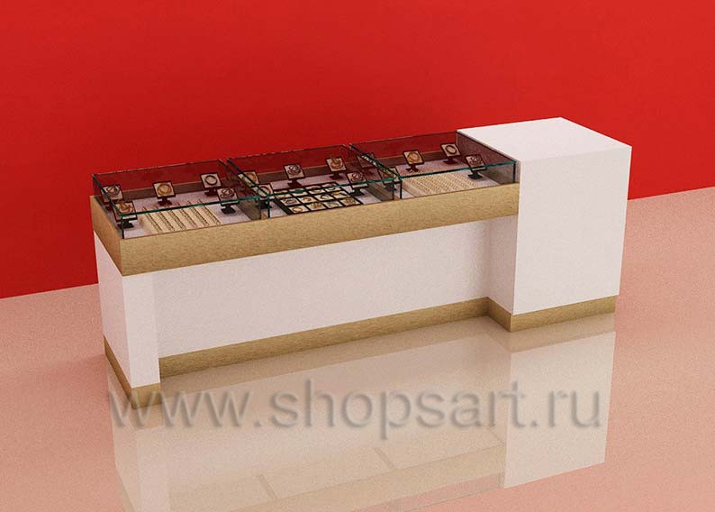 Прилавки ювелирные торговое оборудование СОВРЕМЕННЫЙ СТИЛЬ