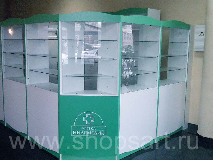 Торговое оборудование аптеки Ниармедик Фото 02