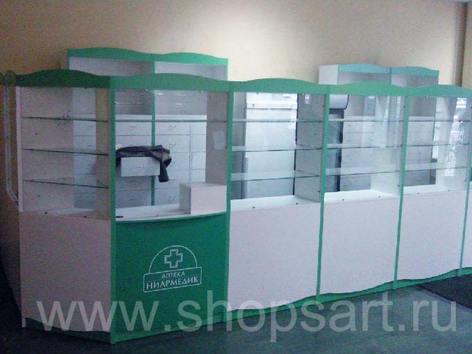 Торговое оборудование аптеки Ниармедик Фото 03