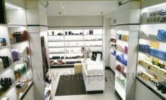 Торговое оборудование для косметики салона красоты DESSANGE Ленинский проспект коллекция ПУДРА Фото 02