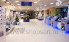 Торговое оборудование 2 детского сувенирного магазина Москвариум ВДНХ ЦВЕТНЫЕ МЕТАЛЛИЧЕСКИЕ СТЕЛЛАЖИ Фото 04