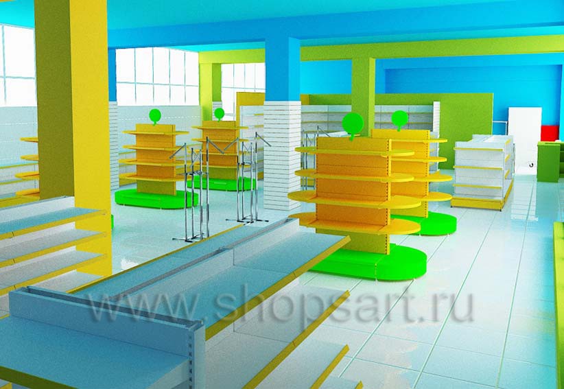 Торговое оборудование коллекции ЦВЕТНЫЕ МЕТАЛЛИЧЕСКИЕ СТЕЛЛАЖИ для магазинов Торговое оборудование ЦВЕТНЫЕ МЕТАЛЛИЧЕСКИЕ СТЕЛЛАЖИ для магазинов