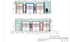 Дизайн проект детского магазина Модный Городок Москва торговое оборудование ГОЛУБАЯ ЛАГУНА Лист 17