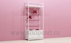 Стеллаж для магазинов нижнего белья с фронтальной навеской и накопителем с ящиками торговое оборудование ИСАБЕЛЬ