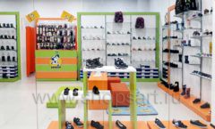 Торговое оборудование детского магазина Степ ТЦ Улей Москва коллекция КАРАМЕЛЬ Фото 06