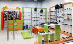 Торговое оборудование детского магазина Степ ТЦ Улей Москва коллекция КАРАМЕЛЬ Фото 09