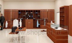 Дизайн интерьера магазина мужской одежды торговое оборудование МУЖСКОЙ СТИЛЬ Дизайн 05