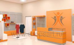 Дизайн интерьера магазина спортивной одежды торговое оборудование АТЛАНТ Дизайн 14