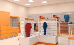 Дизайн интерьера магазина спортивной одежды торговое оборудование АТЛАНТ Дизайн 20