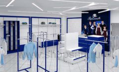 Дизайн интерьера детского магазина Перемена ТРЦ Азовский коллекция ГОЛУБАЯ ЛАГУНА Дизайн 07