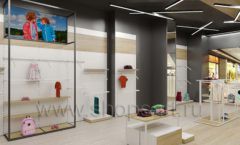 Дизайн детского магазина OLDOS KIDS коллекция торгового оборудования АКВАРЕЛИ Дизайн 21