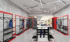 Дизайн магазина одежды коллекция торгового оборудования КРАСНАЯ ЛИНИЯ Дизайн 11