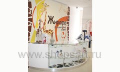 Торговое оборудование детского магазина Жирафа коллекция БЕЛАЯ КЛАССИКА Фото 15