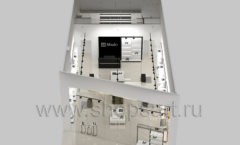 Дизайн интерьера магазина одежды и обуви Sbalo ТРК Европолис торговое оборудование ЧЕРНО БЕЛАЯ КЛАССИКА Дизайн 20