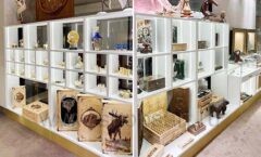 Торговое оборудование магазина подарков в гостинице Radisson Slavyanskaya коллекция DE LUXE Фото 11