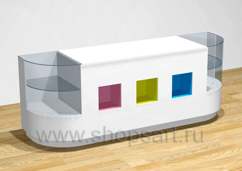 Кассовая зона торговое оборудование КАРАМЕЛЬ