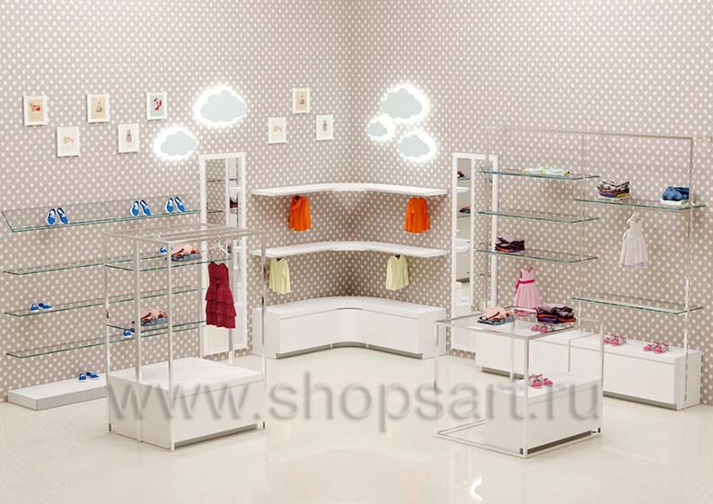 Торговая мебель для детских магазинов коллекции 21 ВЕК Торговая мебель для детских магазинов 21 ВЕК