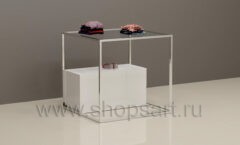 Островная стойка с накопителем торговое оборудование 21 ВЕК