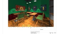 Дизайн проект бара За пивом и за дымом коллекция мебели ЛОФТ Лист 24