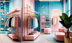 Дизайн детского магазина 2 торговое оборудование РОЗОВАЯ ФАНТАЗИЯ Дизайн 07