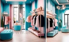 Дизайн детского магазина 2 торговое оборудование РОЗОВАЯ ФАНТАЗИЯ Дизайн 15