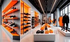 Дизайн интерьера 3 магазина спортивной одежды торговое оборудование АТЛАНТ Дизайн 08