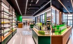 Дизайн интерьера магазина косметики торговое оборудование СПА-КОСМЕТИК Дизайн 08