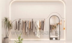 Дизайн интерьера магазина одежды 4 торговое оборудование ЗОЛОТАЯ ЛИНИЯ Дизайн 01