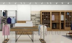 Дизайн интерьера магазина мужской одежды 4 торговое оборудование МОДНЫЙ ШОПИНГ Дизайн 09