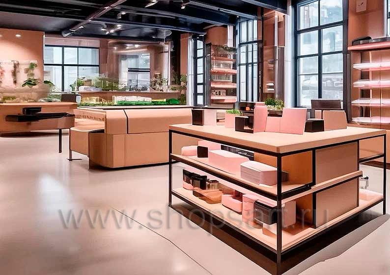 Дизайн интерьера магазина подарков