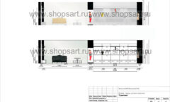 Дизайн проект магазина одежды 3 pommes ТРЦ Агора Сургут коллекция торгового оборудования ЧЕРНО-БЕЛАЯ КЛАССИКА Лист 20
